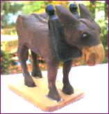 Erskine Brown Mule Carving
